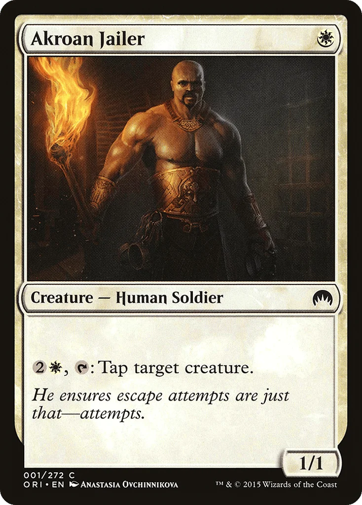 Akroan Jailer · Magic Origins