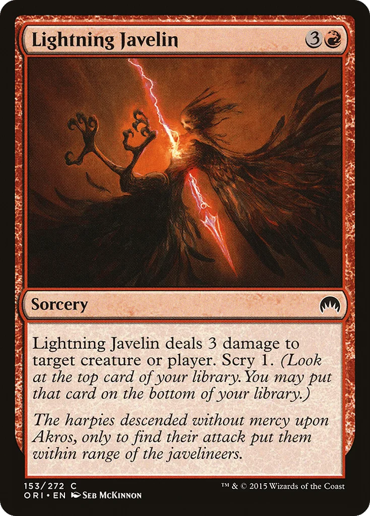 Lightning Javelin · Magic Origins