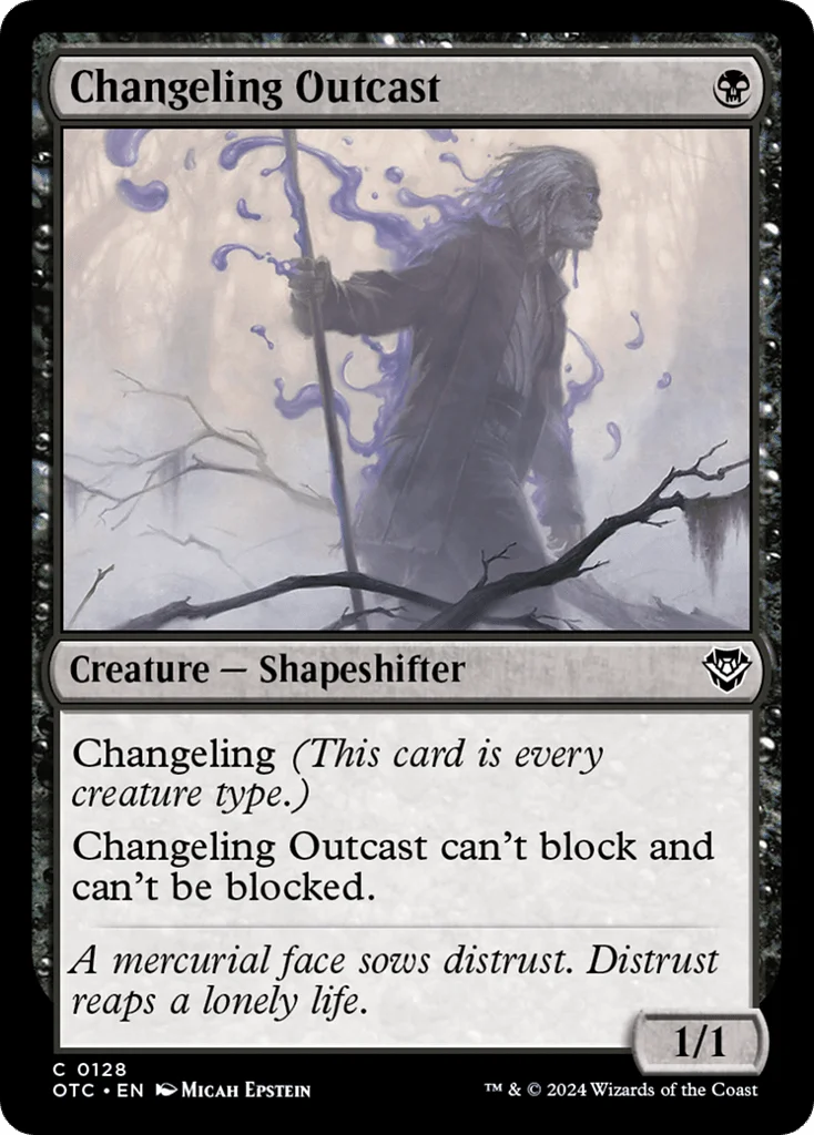 Changeling Outcast · Outlaws of Thunder Junction Commander