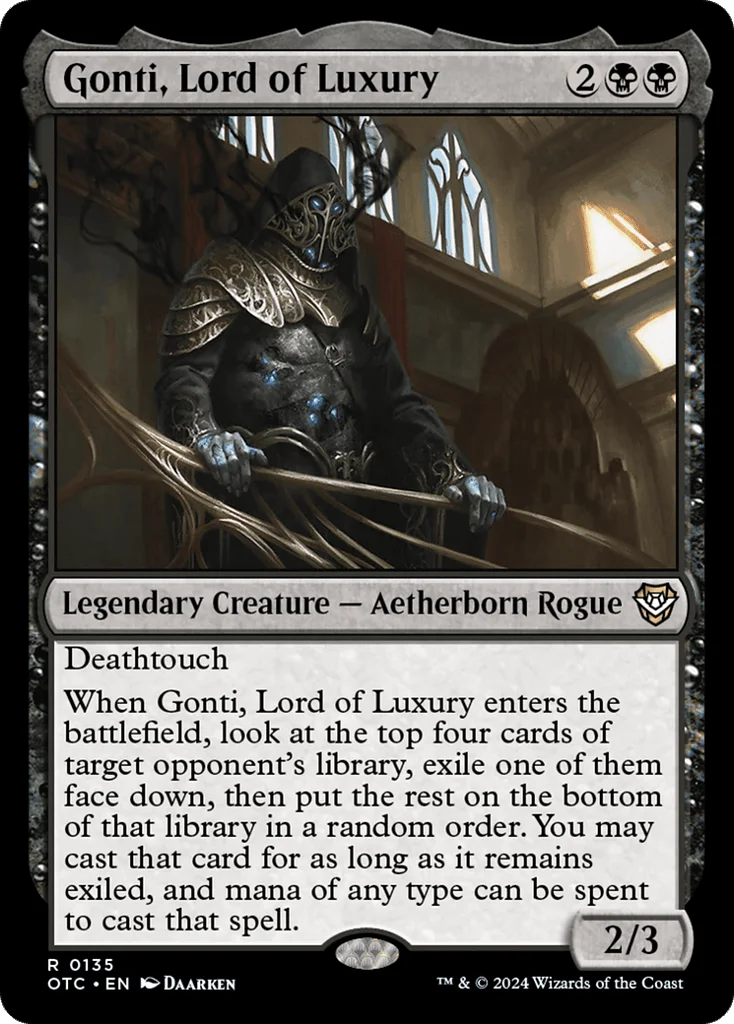 Gonti, Lord of Luxury · Outlaws of Thunder Junction Commander
