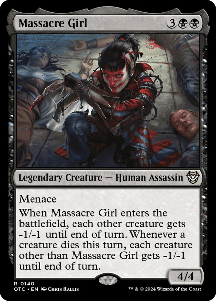 Massacre Girl · Outlaws of Thunder Junction Commander