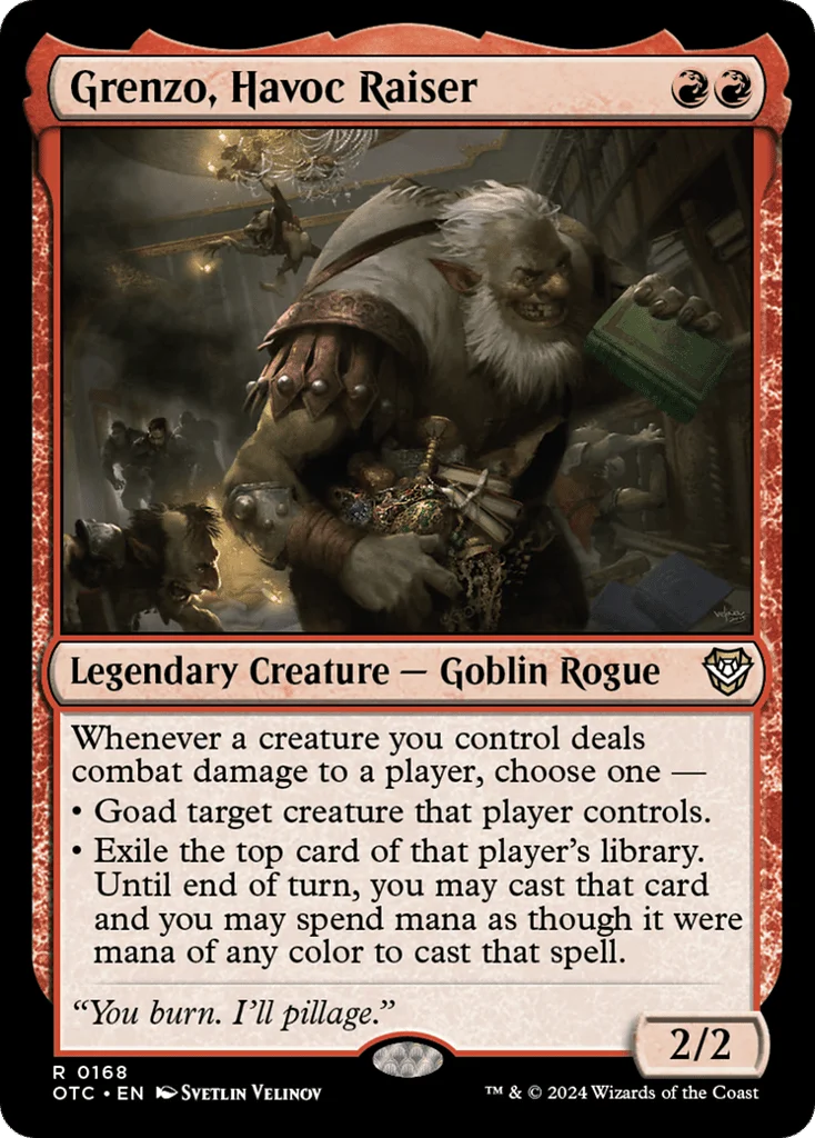 Grenzo, Havoc Raiser · Outlaws of Thunder Junction Commander