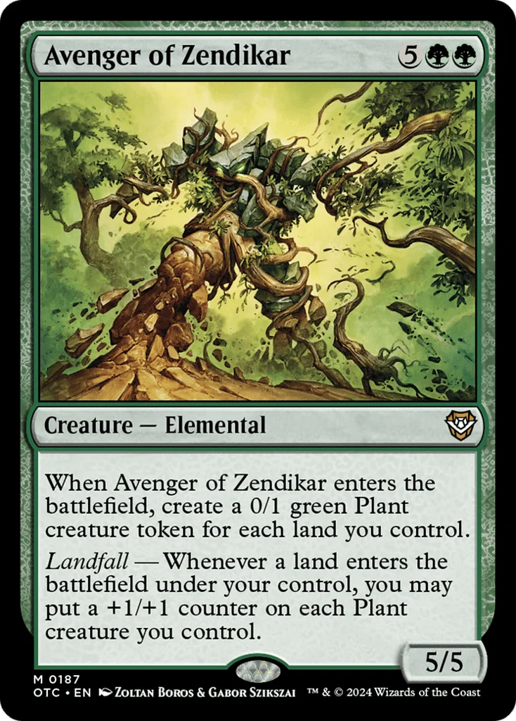Avenger of Zendikar · Outlaws of Thunder Junction Commander
