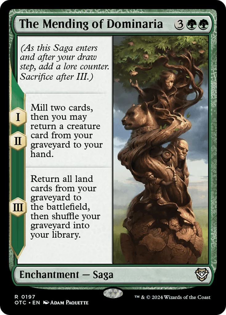 The Mending of Dominaria · Outlaws of Thunder Junction Commander