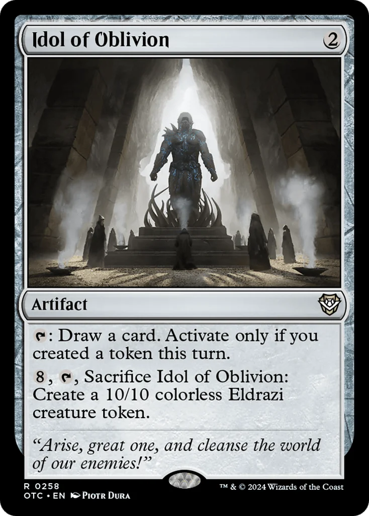 Idol of Oblivion · Outlaws of Thunder Junction Commander