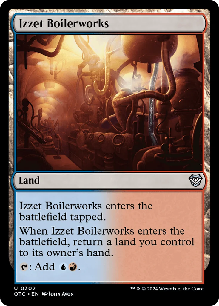 Izzet Boilerworks · Outlaws of Thunder Junction Commander