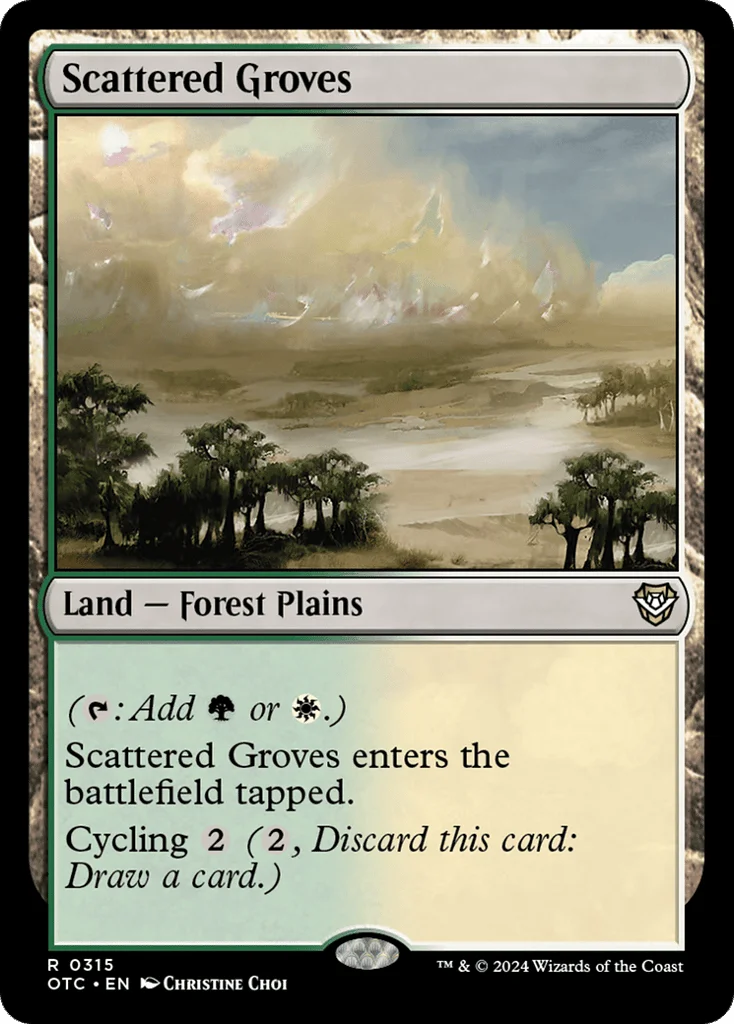 Scattered Groves · Outlaws of Thunder Junction Commander