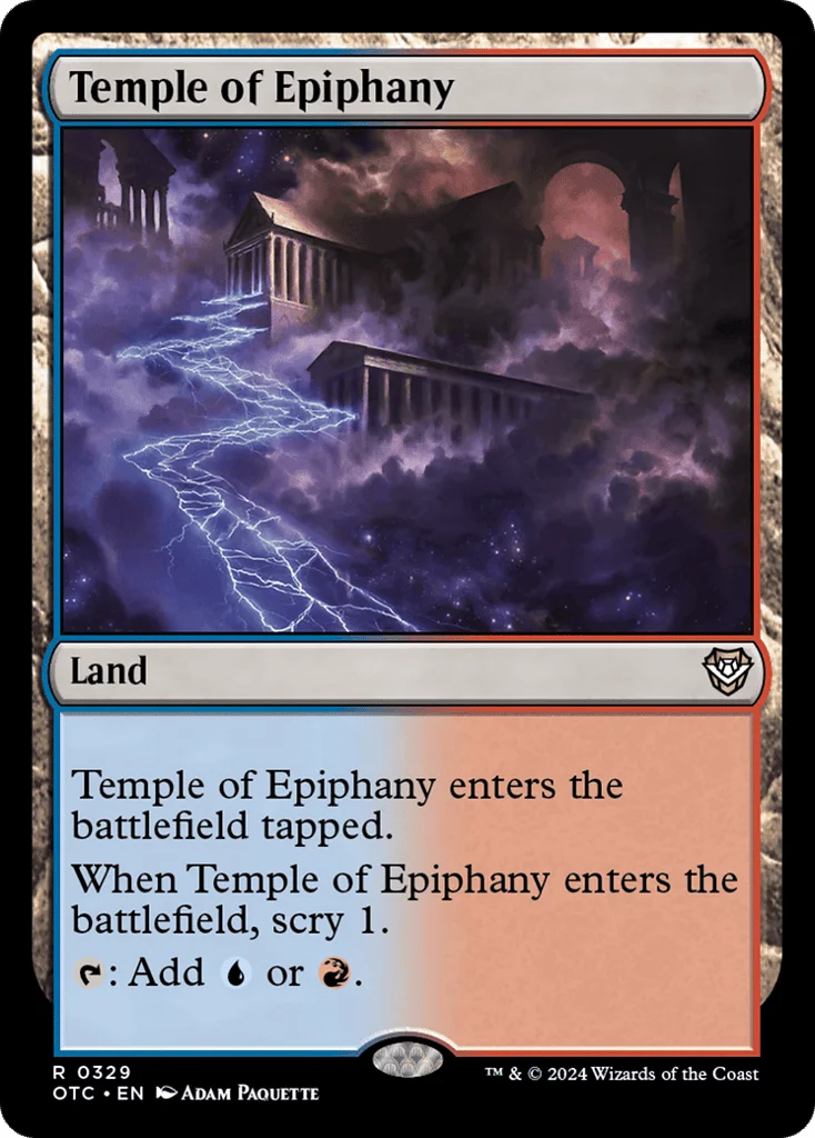 Temple of Epiphany · Outlaws of Thunder Junction Commander
