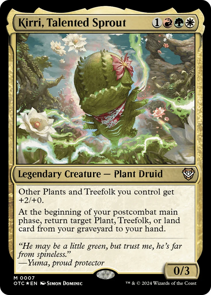 Kirri, Talented Sprout · Outlaws of Thunder Junction Commander