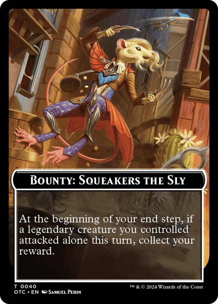 Bounty: Squeakers the Sly // Wanted! · Outlaws of Thunder Junction Commander