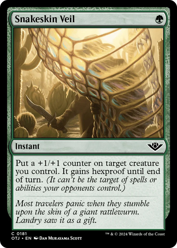 Snakeskin Veil · Outlaws of Thunder Junction