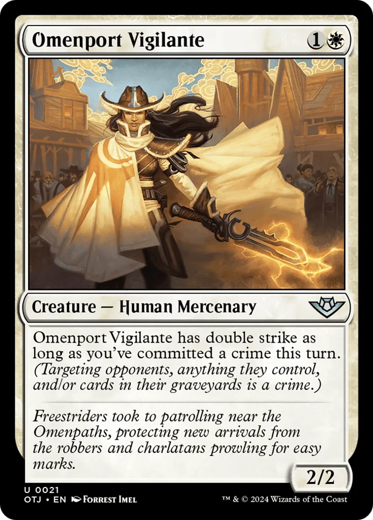 Omenport Vigilante · Outlaws of Thunder Junction