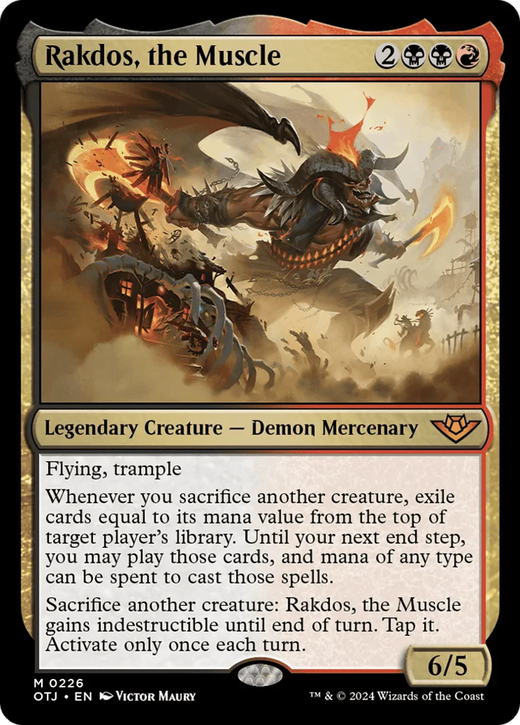 Rakdos, the Muscle · Outlaws of Thunder Junction