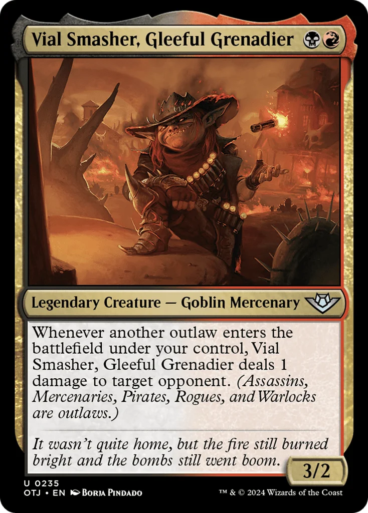 Vial Smasher, Gleeful Grenadier · Outlaws of Thunder Junction