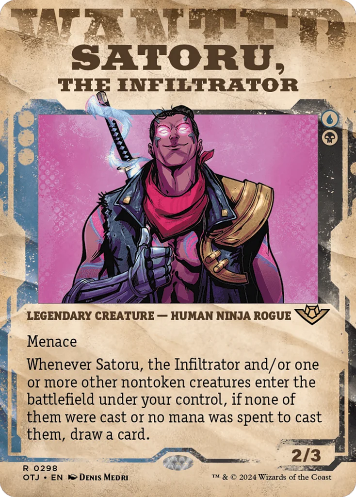 Satoru, the Infiltrator · Outlaws of Thunder Junction