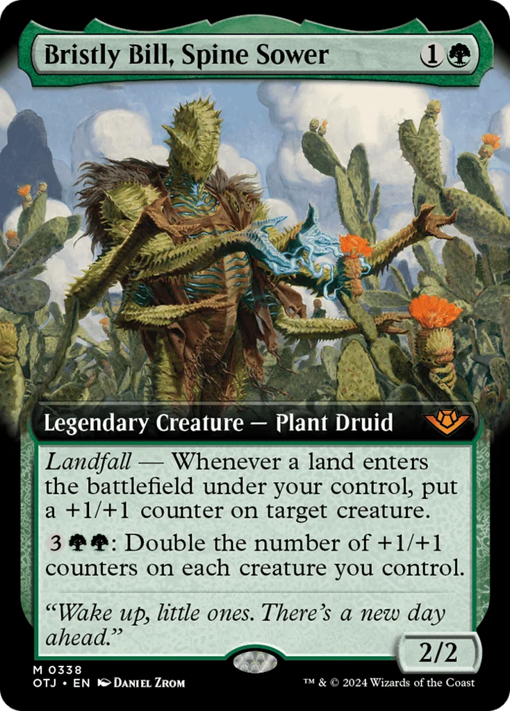 Bristly Bill, Spine Sower · Outlaws of Thunder Junction