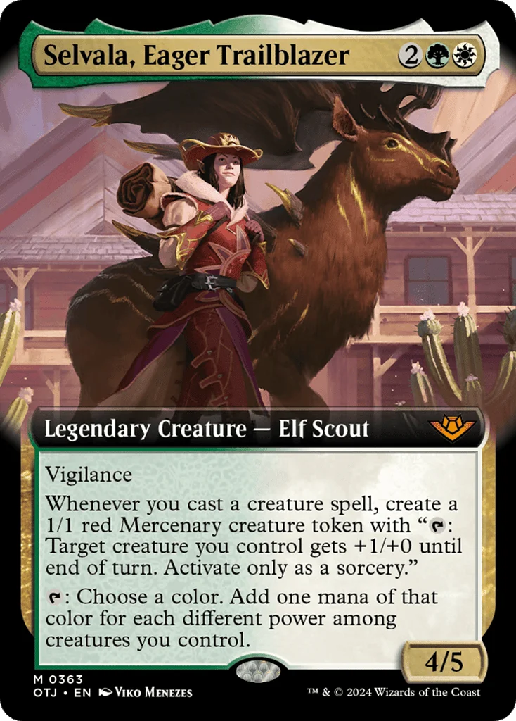 Selvala, Eager Trailblazer · Outlaws of Thunder Junction