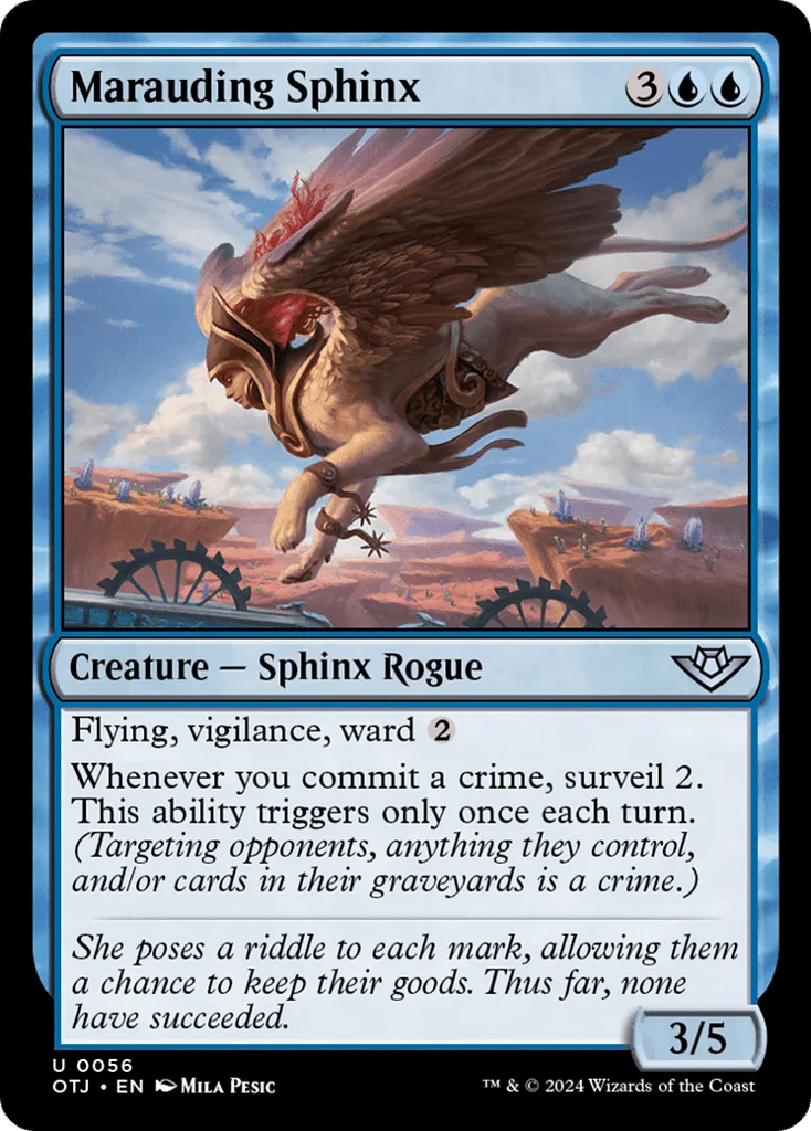 Marauding Sphinx · Outlaws of Thunder Junction