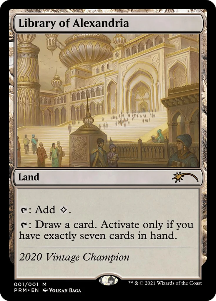 Library of Alexandria · Vintage Championship