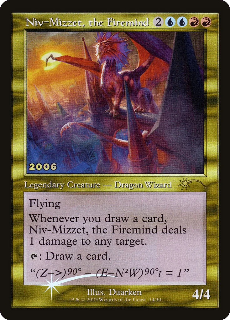 Niv-Mizzet, the Firemind · 30th Anniversary Play Promos