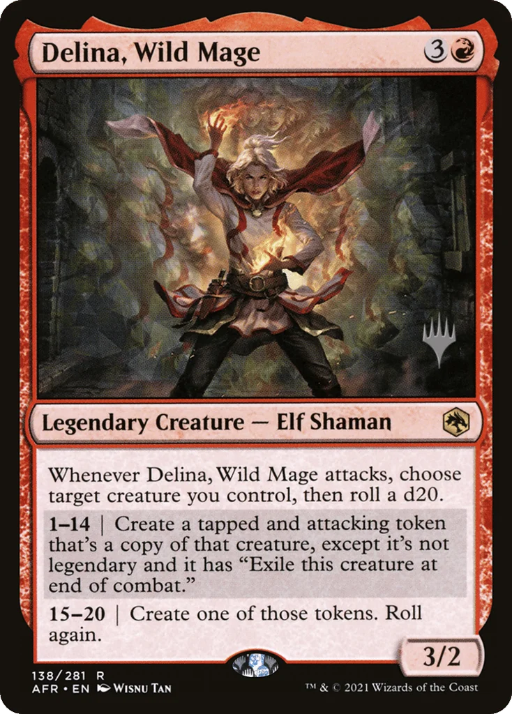 Delina, Wild Mage · Adventures in the Forgotten Realms Promos