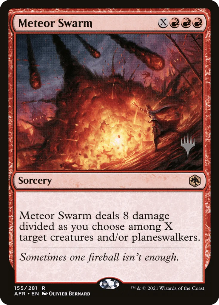 Meteor Swarm · Adventures in the Forgotten Realms Promos
