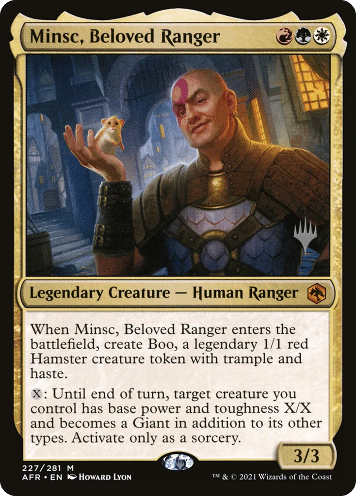 Minsc, Beloved Ranger · Adventures in the Forgotten Realms Promos