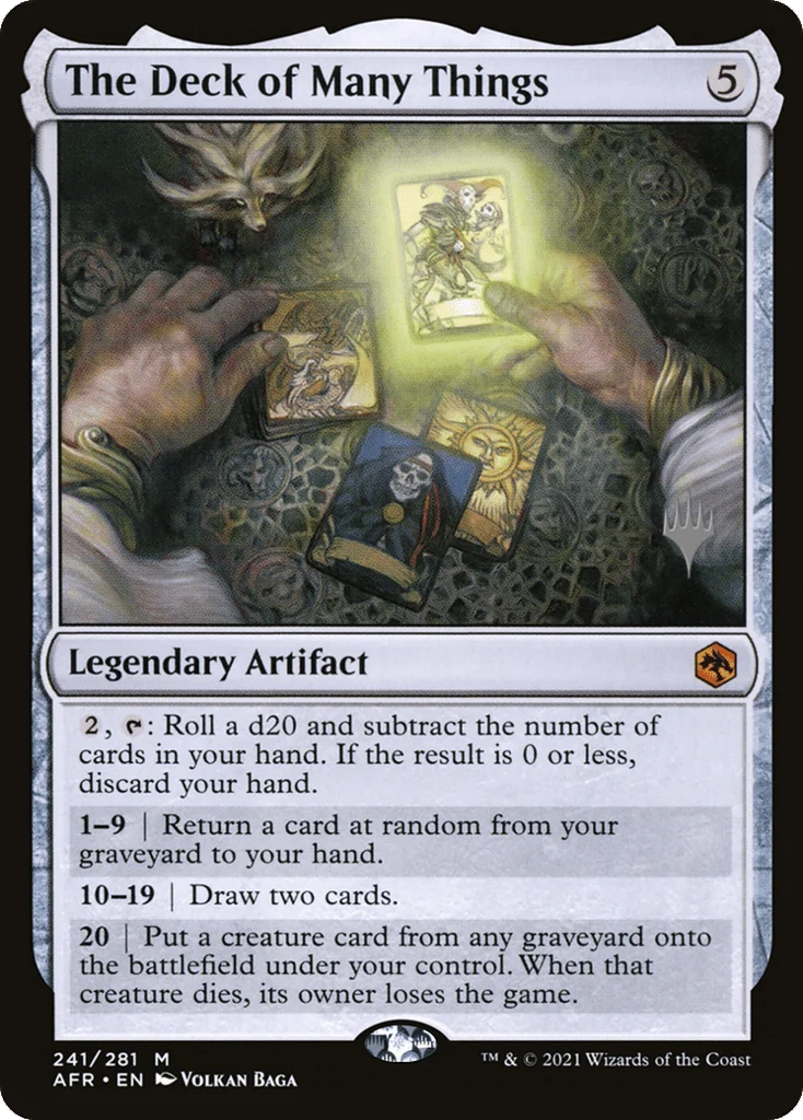 The Deck of Many Things · Adventures in the Forgotten Realms Promos