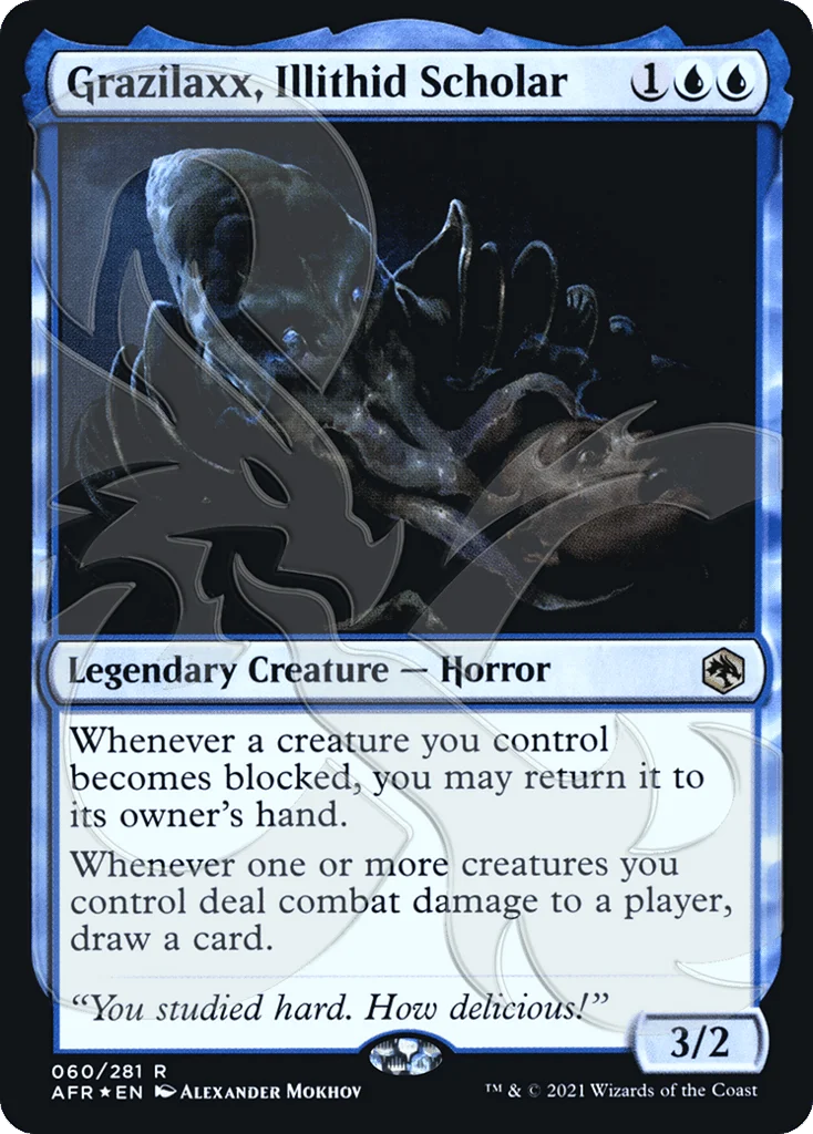 Grazilaxx, Illithid Scholar · Adventures in the Forgotten Realms Promos