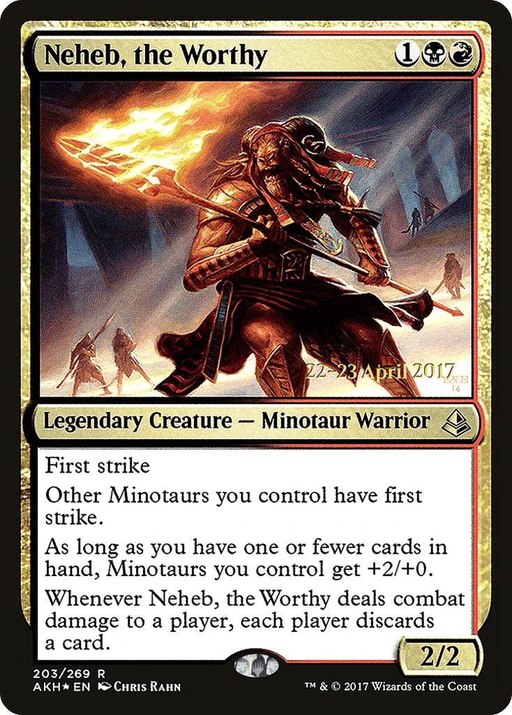 Neheb, the Worthy · Amonkhet Promos