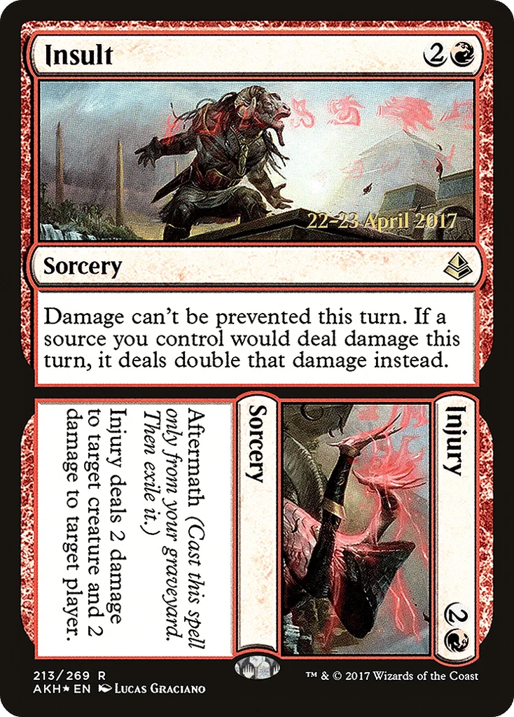 Insult // Injury · Amonkhet Promos