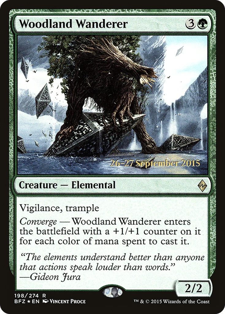 Woodland Wanderer · Battle for Zendikar Promos