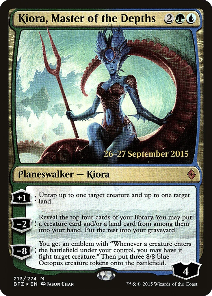 Kiora, Master of the Depths · Battle for Zendikar Promos