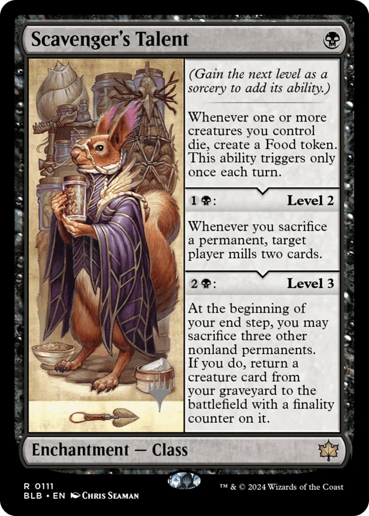 Scavenger's Talent · Bloomburrow Promos