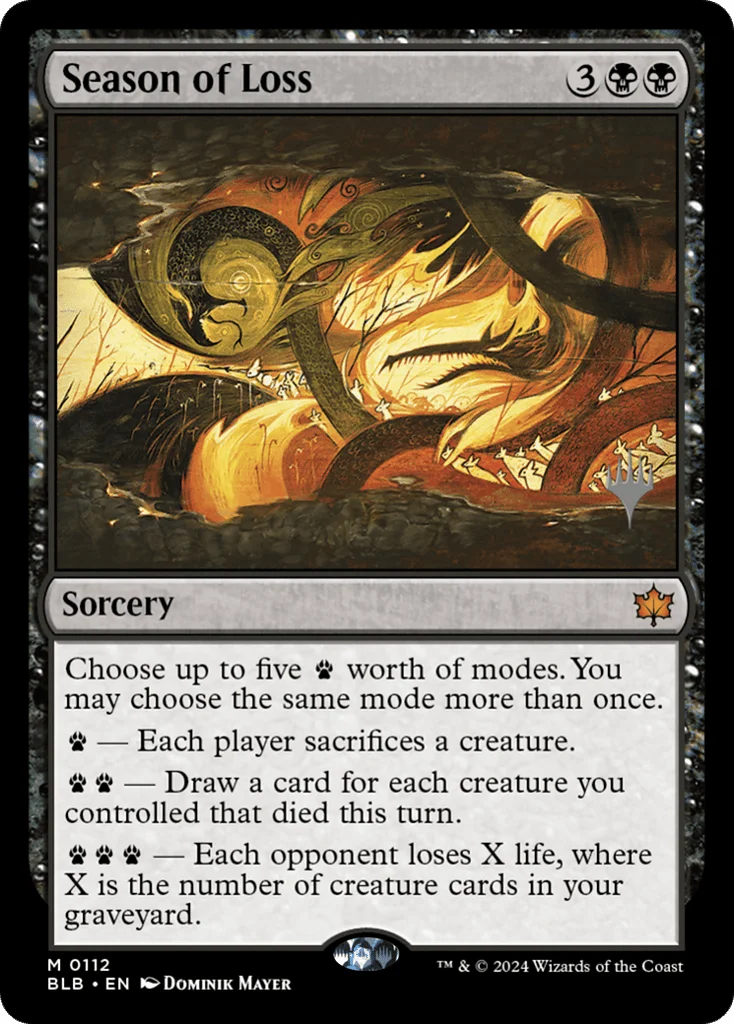 Season of Loss · Bloomburrow Promos
