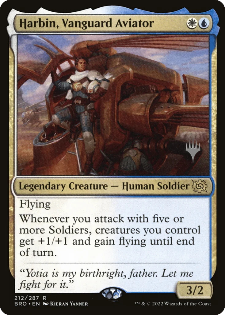 Harbin, Vanguard Aviator · The Brothers' War Promos