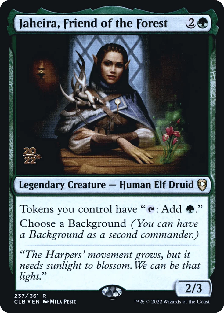 Jaheira, Friend of the Forest · Battle for Baldur's Gate Promos