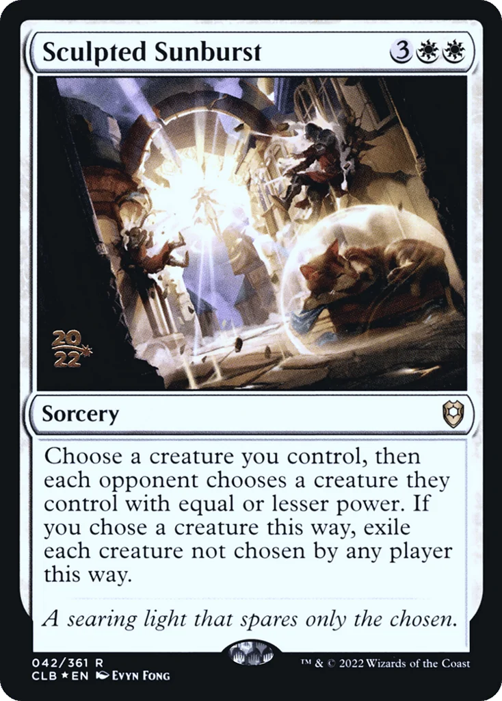 Sculpted Sunburst · Battle for Baldur's Gate Promos