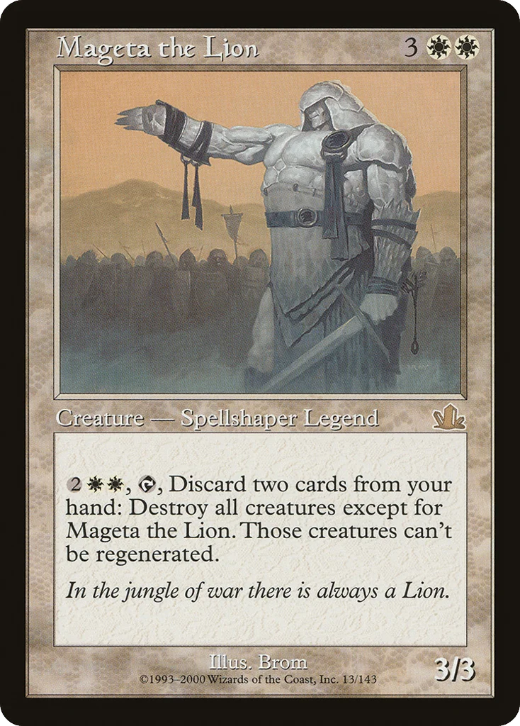 Mageta the Lion · Prophecy