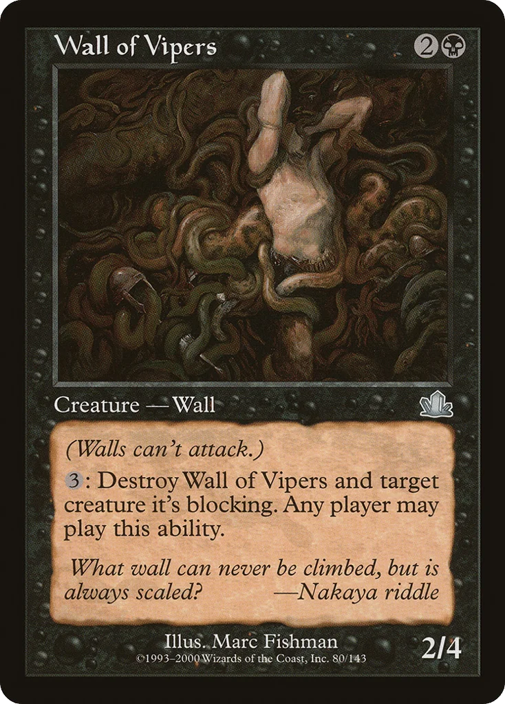Wall of Vipers · Prophecy