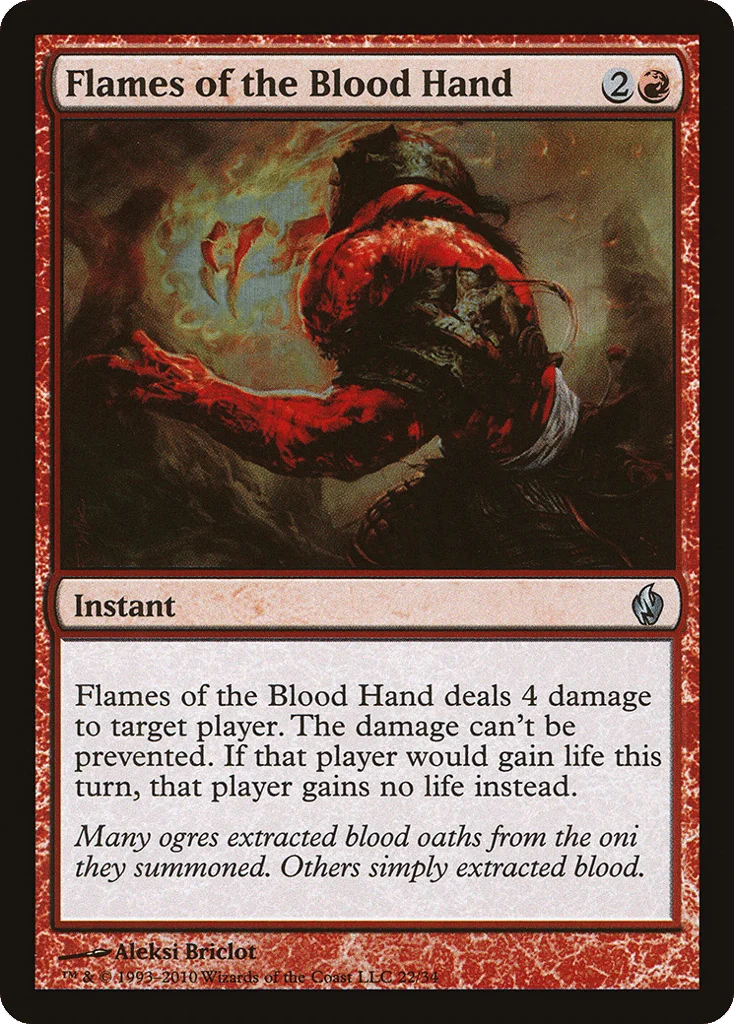 Flames of the Blood Hand · Premium Deck Series: Fire and Lightning