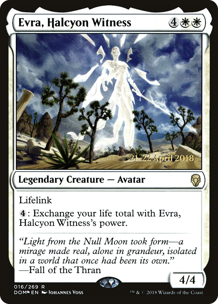 Evra, Halcyon Witness · Dominaria Promos