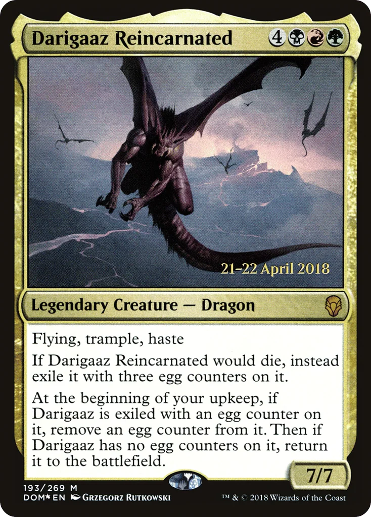 Darigaaz Reincarnated · Dominaria Promos