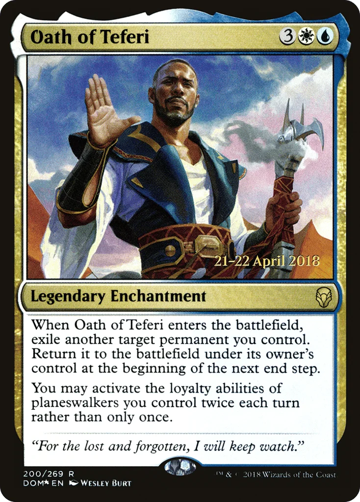 Oath of Teferi · Dominaria Promos