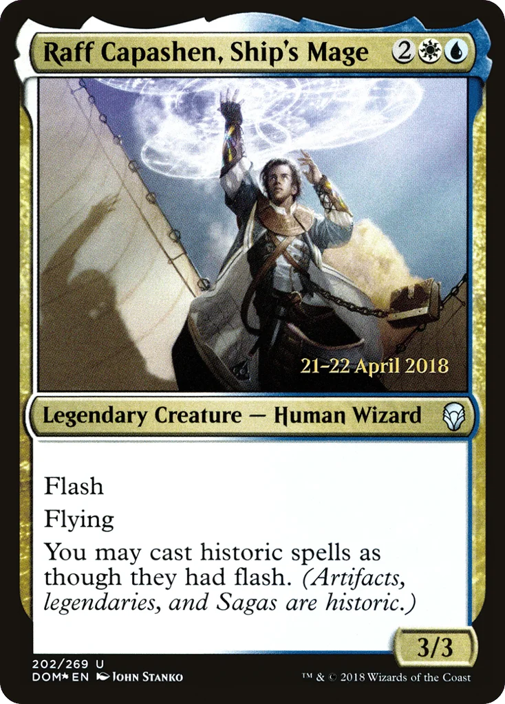 Raff Capashen, Ship's Mage · Dominaria Promos