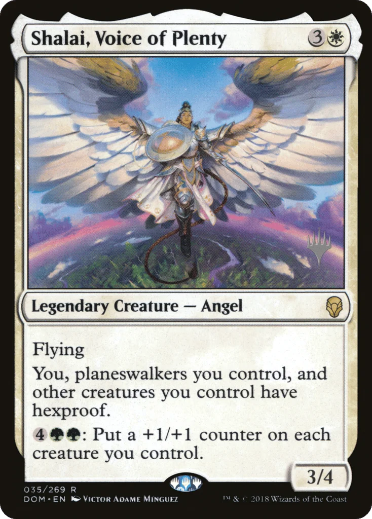 Shalai, Voice of Plenty · Dominaria Promos