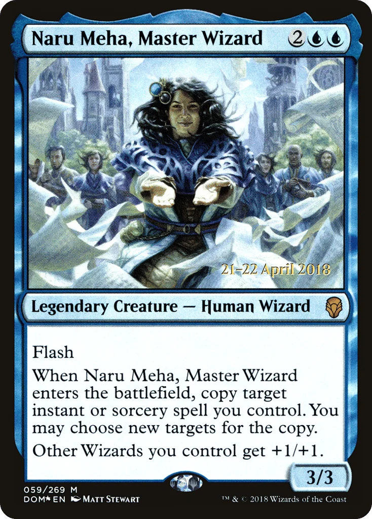 Naru Meha, Master Wizard · Dominaria Promos