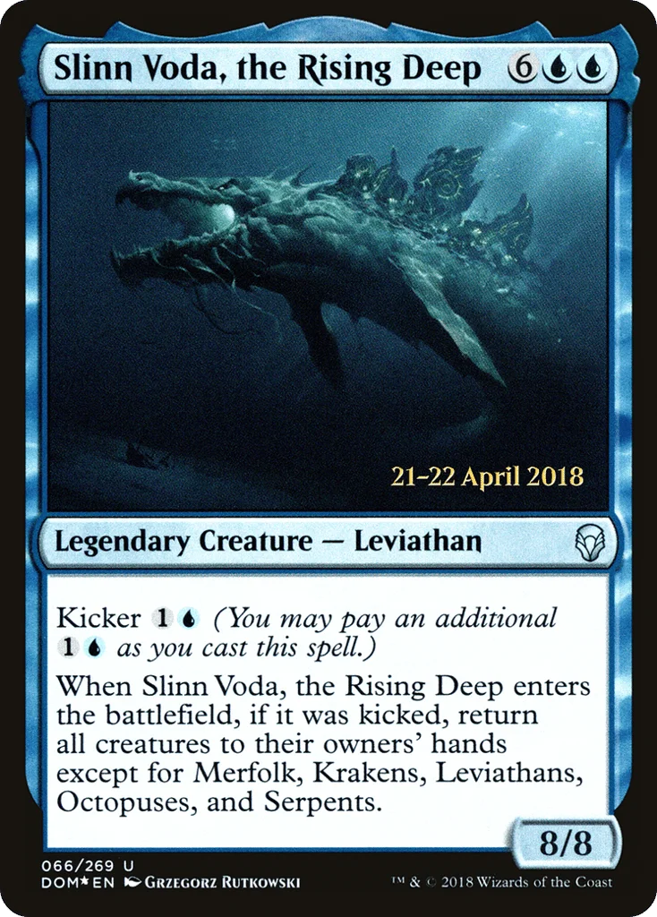 Slinn Voda, the Rising Deep · Dominaria Promos