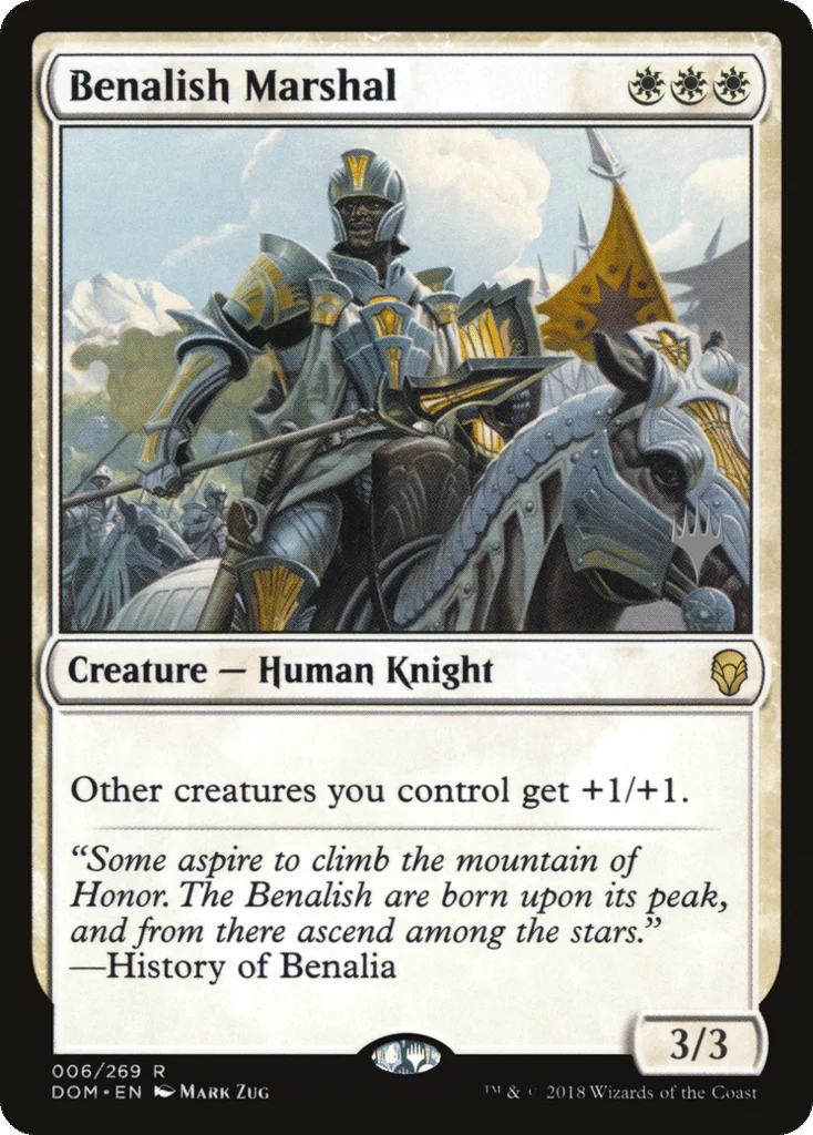 Benalish Marshal · Dominaria Promos