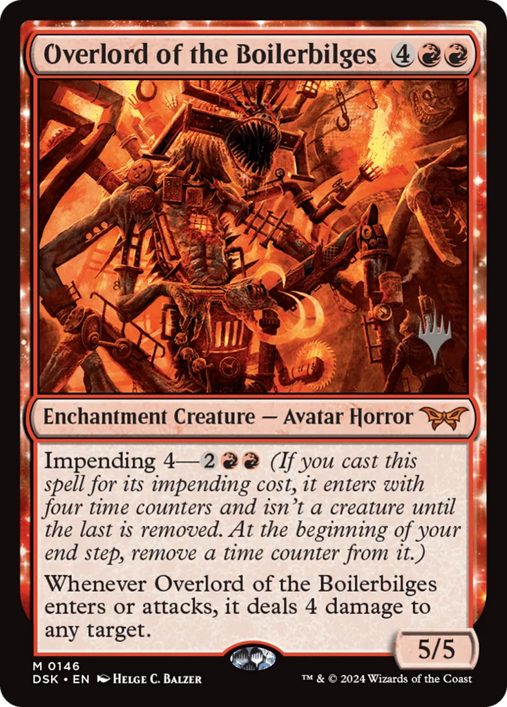Overlord of the Boilerbilges · Duskmourn: House of Horror Promos